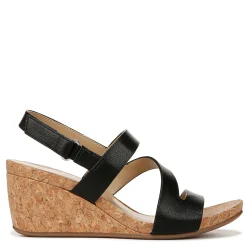 Naturalizer Wedges|Women's , Adria Sandal Black