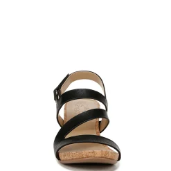 Naturalizer Wedges|Women's , Adria Sandal Black