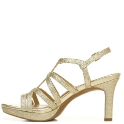 Naturalizer Sandals|Women's , Baylor Dress Sandal Gold