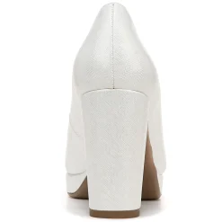 Naturalizer Pumps & Heels|Women's , Berlin Pump Silver Crosshatch