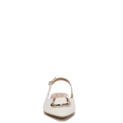 Naturalizer Flats|Women's , Bixby 2 Flat Warm White Straw Fabric