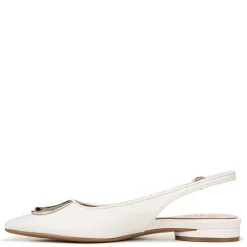 Naturalizer Flats|Women's , Bixby 2 Flat Warm White Straw Fabric