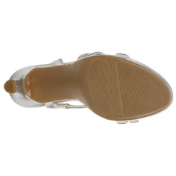 Naturalizer Sandals|Women's , Brenta Strappy Sandal Silver