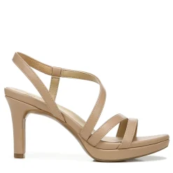 Naturalizer Sandals|Women's , Brenta Strappy Sandal Beige