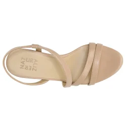 Naturalizer Sandals|Women's , Brenta Strappy Sandal Beige