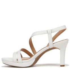 Naturalizer Pumps & Heels|Women's , Brenta Sandal White