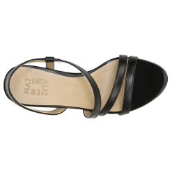 Naturalizer Pumps & Heels|Women's , Brenta Strappy Sandal Black