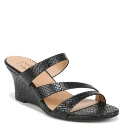 Naturalizer Wedges|Women's , Breona Sandal Black Snake Print