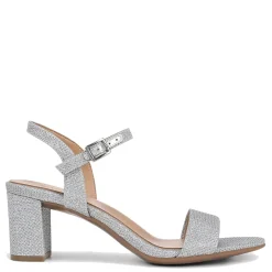 Naturalizer Pumps & Heels|Women's , Bristol Sandal Silver Metallic