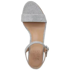 Naturalizer Pumps & Heels|Women's , Bristol Sandal Silver Metallic