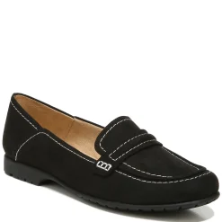 Naturalizer Loafers|Women's , Dannah Slip-On Black Fabric