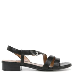 Naturalizer Sandals|Women's , Hilma Sandal Black Faux Leather