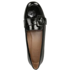 Naturalizer Loafers|Women's , Kayden Moc Slip-On Black Patent