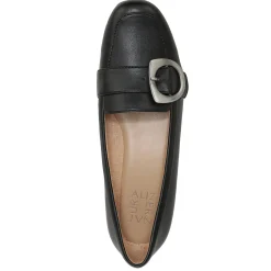 Naturalizer Flats|Women's , Kayden Moc Slip-On Black