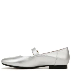 Naturalizer Flats|Women's , Kelly Flat Silver