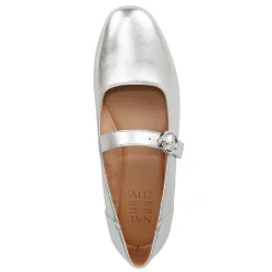 Naturalizer Flats|Women's , Kelly Flat Silver
