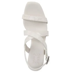 Naturalizer Sandals|Women's , Kiki Sandal Beige Snake Print Faux Leather