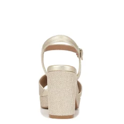 Naturalizer Pumps & Heels|Women's , Lilly Sandal Champagne Faux Leather