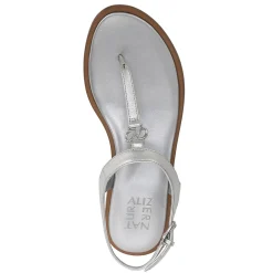 Naturalizer Sandals|Women's , Lizzi Sandal Silver Faux Leather