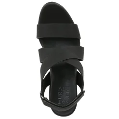 Naturalizer Wedges|Women's , Palmer Sandal Black