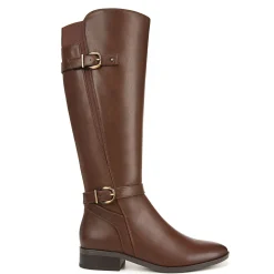 Naturalizer Boots|Women's , Sahara Boot - Wide Calf Brown