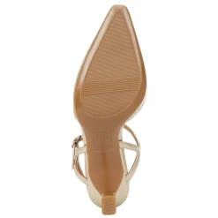 Naturalizer Pumps & Heels|Women's , Tara Pump Gold Faux Leather