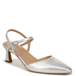 Naturalizer Pumps & Heels|Women's , Tara Pump Silver Faux Leather