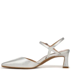 Naturalizer Pumps & Heels|Women's , Tara Pump Silver Faux Leather