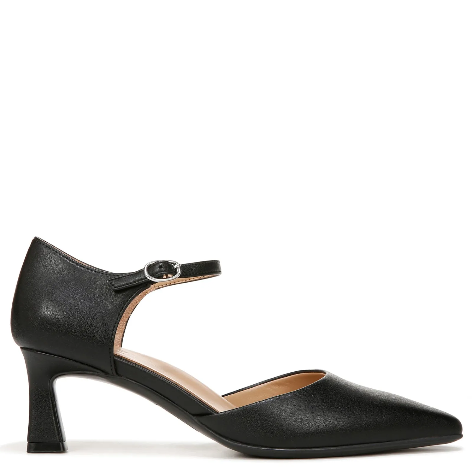 Naturalizer Pumps & Heels|Women's , Tilda Pump Black Faux Leather