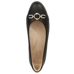 Naturalizer Flats|Women's , Vivienne Ornament Flat Black