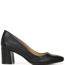 Naturalizer Pumps & Heels|Women's , Warner Pump Black Smooth
