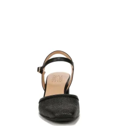 Naturalizer Pumps & Heels|Women's , Wave Pump Black Straw Fabric