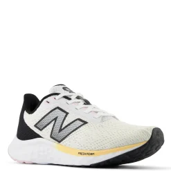 New Balance Sneakers & Athletic|Women's , Arishi Fresh Foam v4 Running Shoe White/Black/Peach Blossom