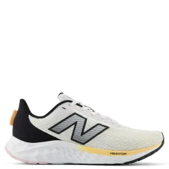 New Balance Sneakers & Athletic|Women's , Arishi Fresh Foam v4 Running Shoe White/Black/Peach Blossom