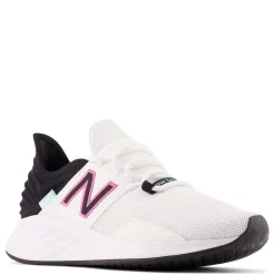 New Balance Sneakers & Athletic|Women's , Fresh Foam Roav Running Shoe White/Black/Surf Vibrant Pink