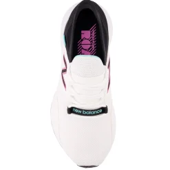 New Balance Sneakers & Athletic|Women's , Fresh Foam Roav Running Shoe White/Black/Surf Vibrant Pink