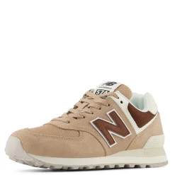 New Balance Sneakers & Athletic|Women's , WL574 v2 Sneaker Flat Taupe/Rich Oak/Turtledove