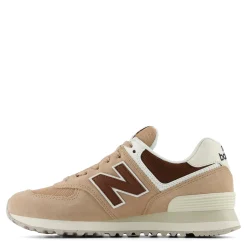 New Balance Sneakers & Athletic|Women's , WL574 v2 Sneaker Flat Taupe/Rich Oak/Turtledove