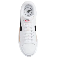 Nike Sneakers & Athletic|Women's , Court Legacy Lift Platform Sneaker White/Black- Hemp