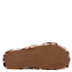 Nine West Sandals|Women's , Cozy 2 Slipper Pink Leopard
