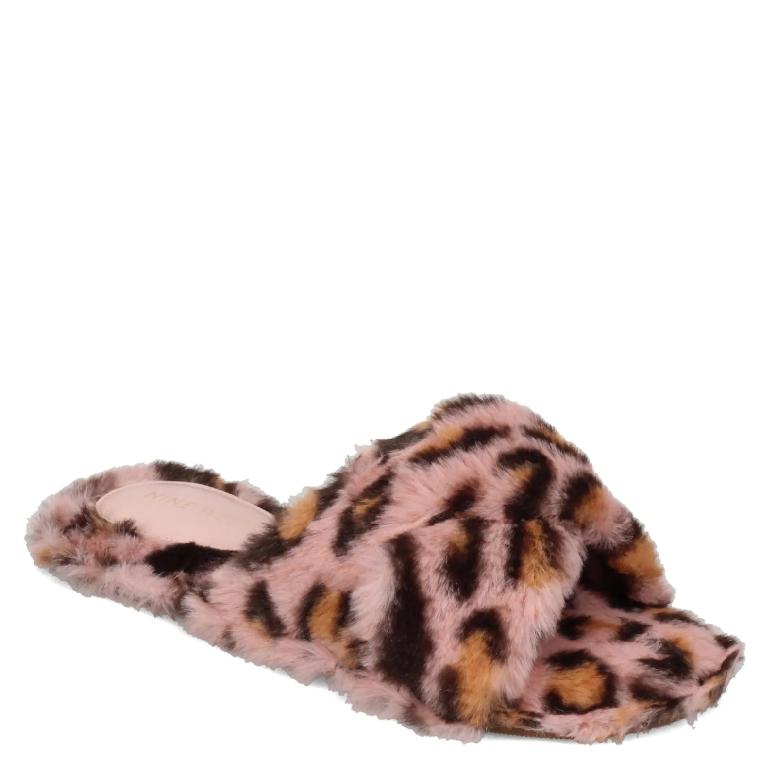 Nine West Slippers|Women's , Cozy 2 Slipper Pink Leopard