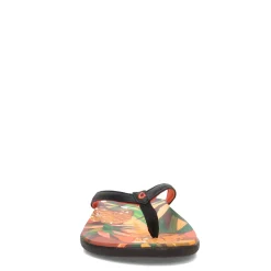OluKai Sandals|Women's , Ho'opio Hau Sandal Black Pineapple