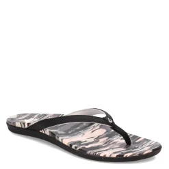 OluKai Sandals|Women's , Ho'opio Hau Sandal Black Camo