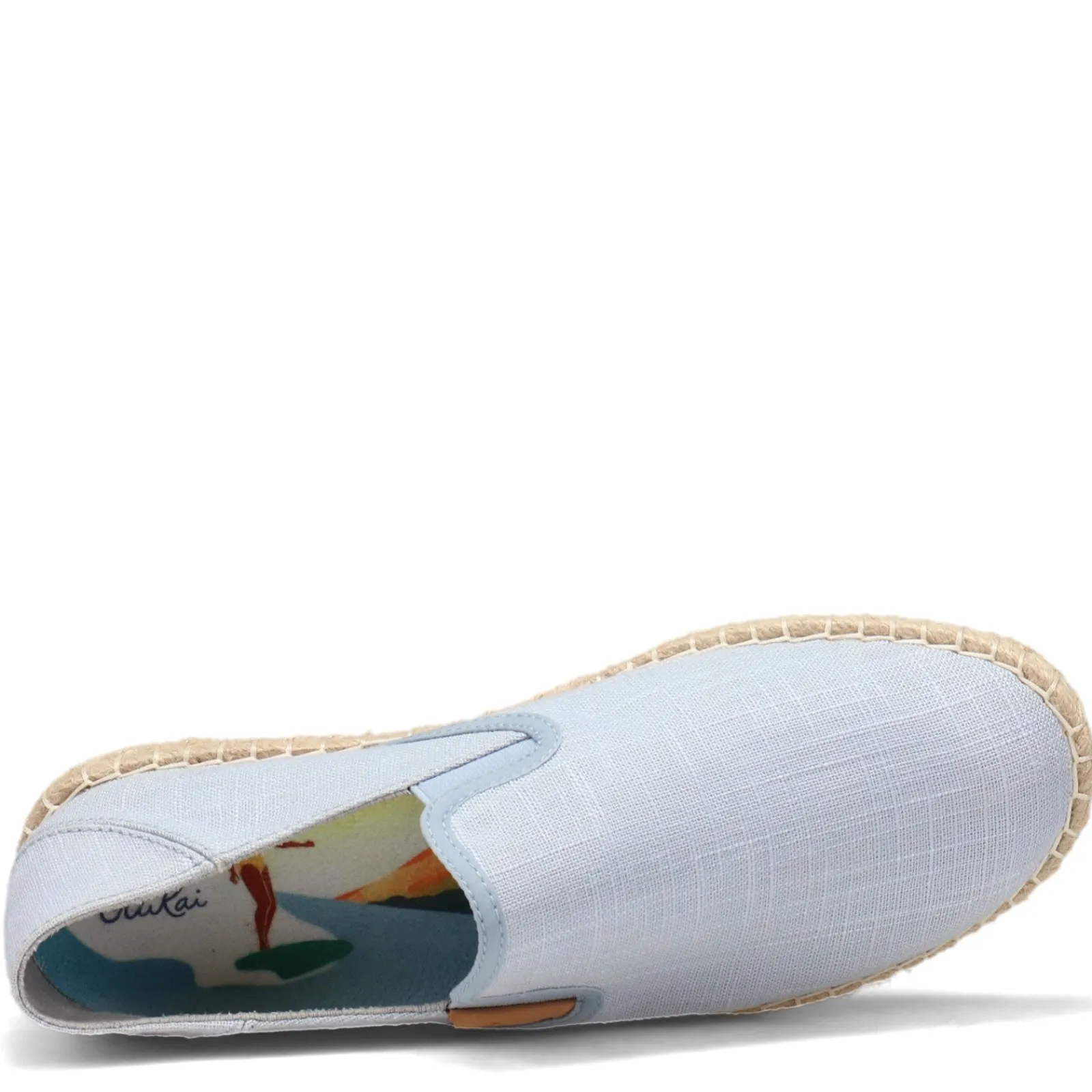 OluKai Flats|Women's , Kaula Paa Kapa Slip-On Blue