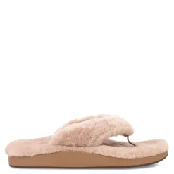 OluKai Slippers|Women's , Kipe'a Heu Slipper Tan