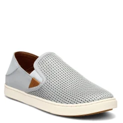 OluKai Flats|Women's , Pehuea Slip-On Gray