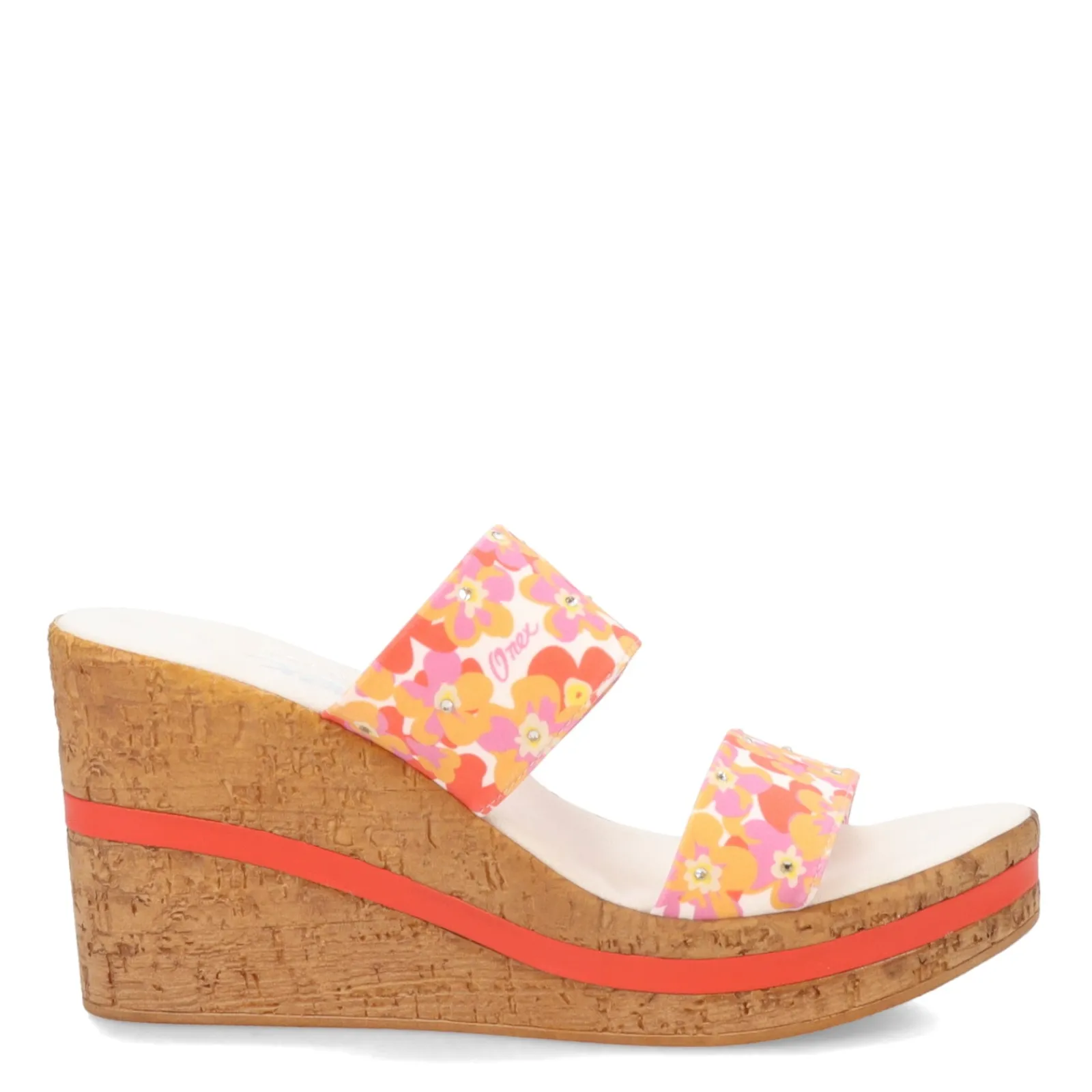 Onex Wedges|Women's , Anastasia Sandal Pink