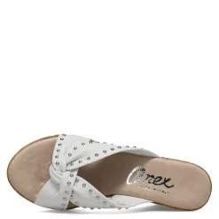 Onex Wedges|Women's , Belynda Sandal White