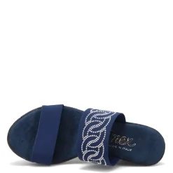Onex Wedges|Women's , Bernice Sandal Navy
