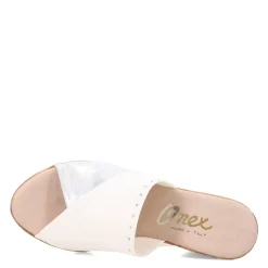 Onex Wedges|Women's , Cathi Sandal White